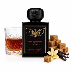 Decant de Van Py Rhum de Lorenzo Pazzaglia, perfume nicho en formato muestra con notas de vainilla, ron y acordes dulces gourmand